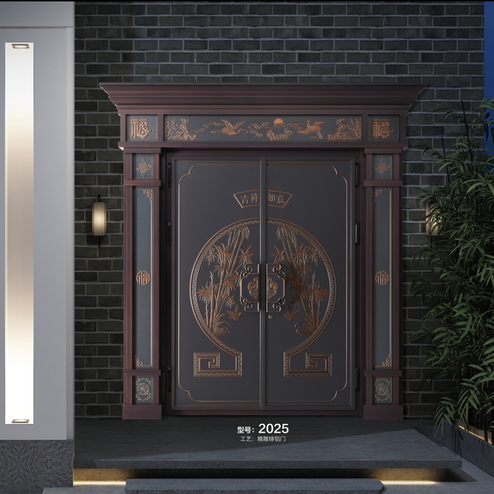 精雕铸铝门2025